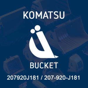 Komatsu Bucket Part No 207920J181 / 207-920-J181