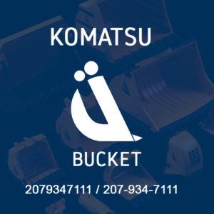Komatsu Bucket Part No 2079347111 / 207-934-7111